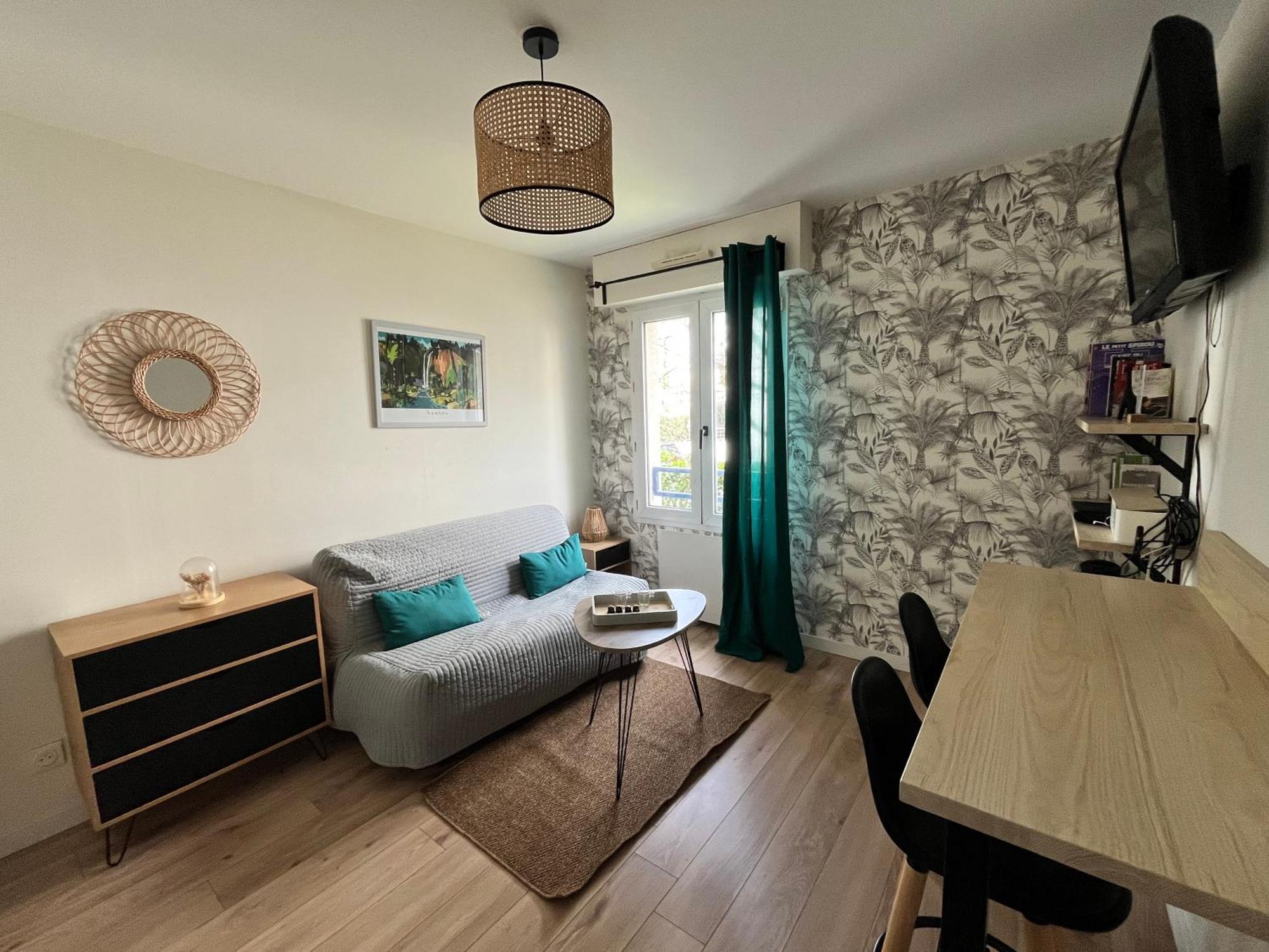 Agreable Studio Calme - Proche Tramway Et Centre Nantes Eksteriør bilde